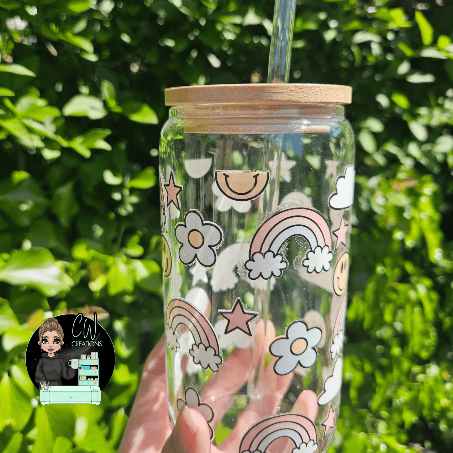 16oz Glass Can - CWcreations