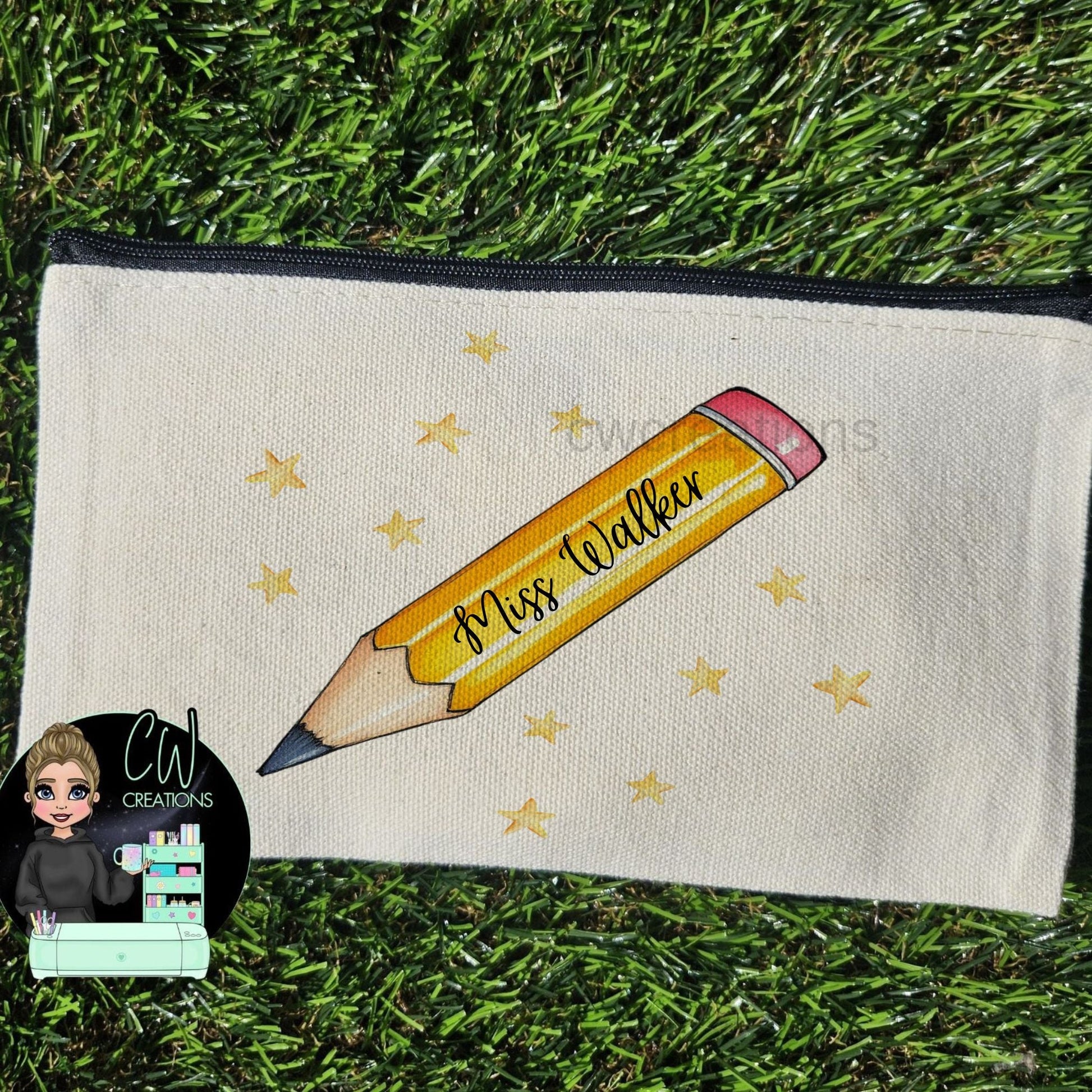 3 Personalised Teacher Pencil Cases Bundle | Perfect End - of - Term & Thank You Gifts - CWcreations