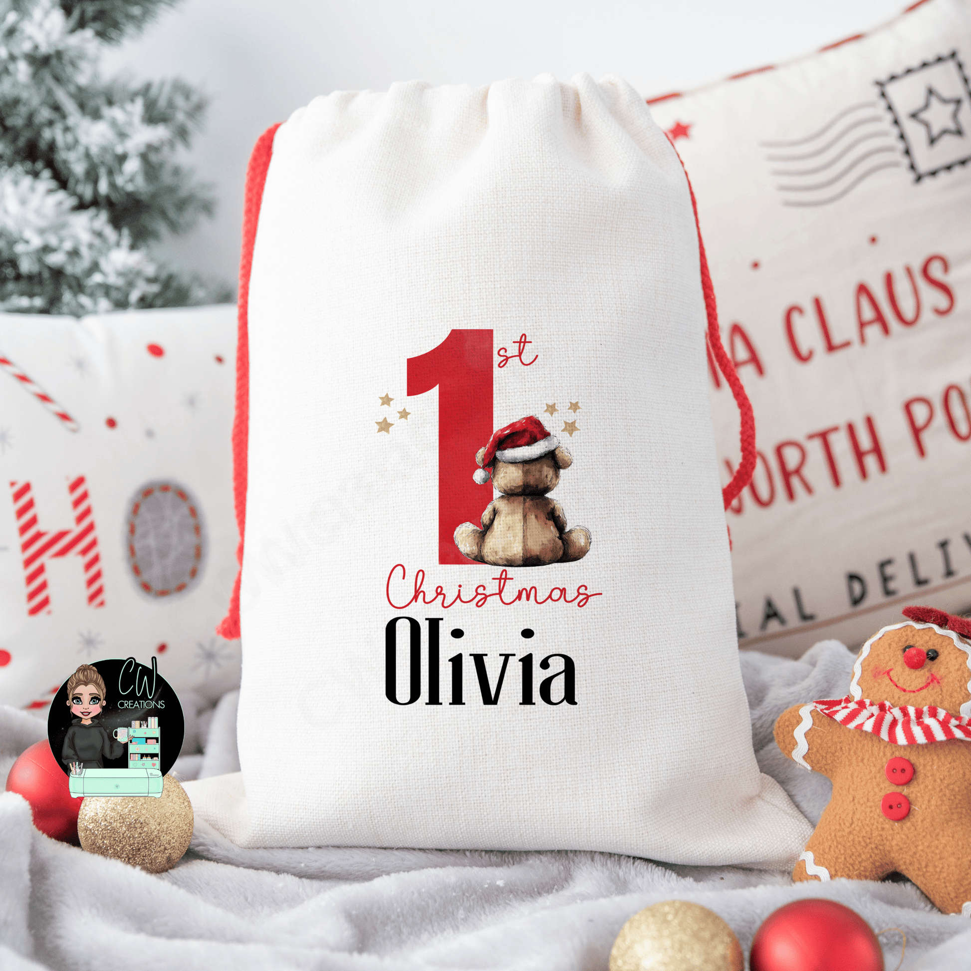 Baby's 1st Christmas Sack - CWcreations
