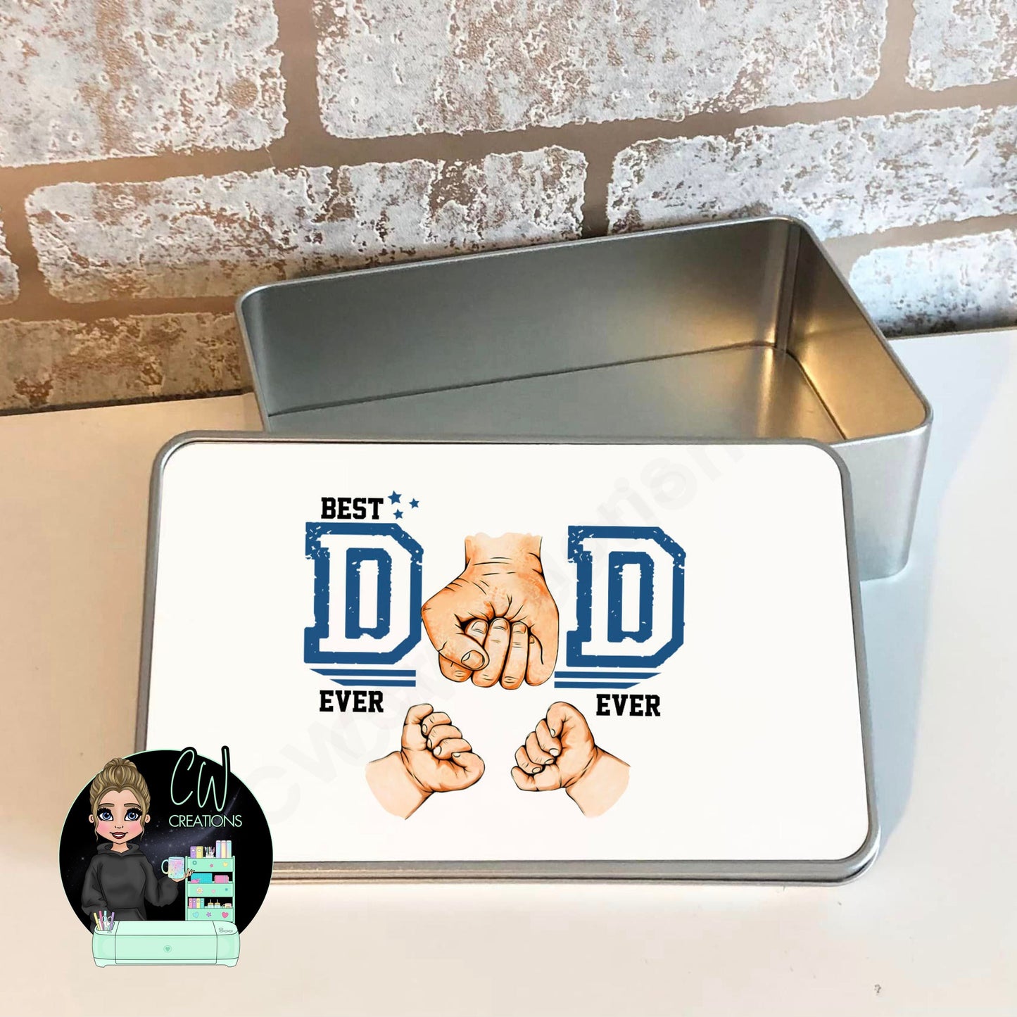 Best Dad Ever Fist Bump Tin - CWcreations