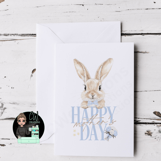 Bunny Mothers Day Card - CWcreations