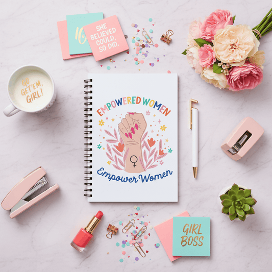 Empowered Women Notebook - CWcreations
