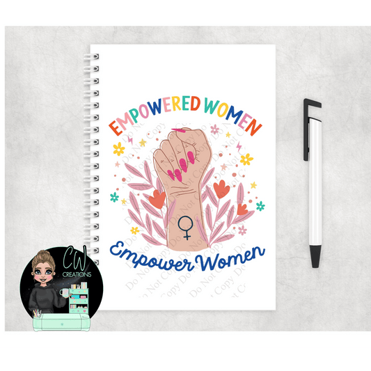 Empowered Women Notebook - CWcreations