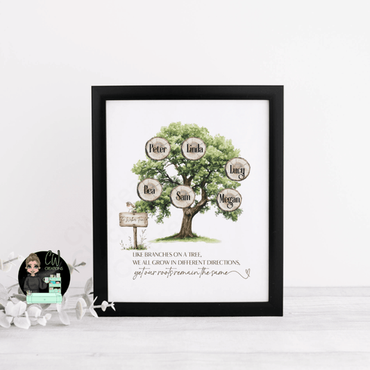 Family Tree Print - CWcreations