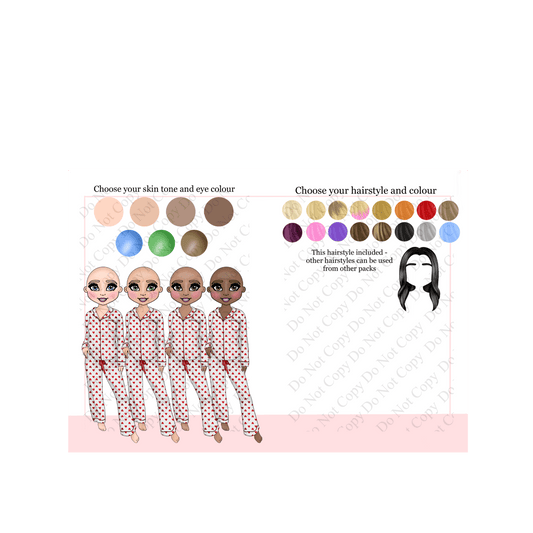 Galentine’s Doll card - CWcreations