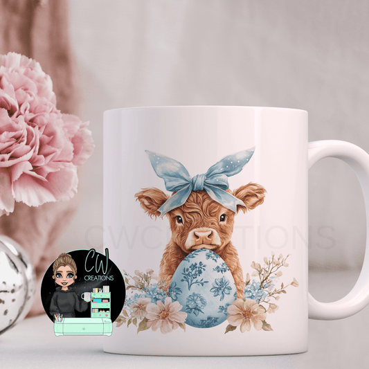 Highland Cow Spring Mug - CWcreations