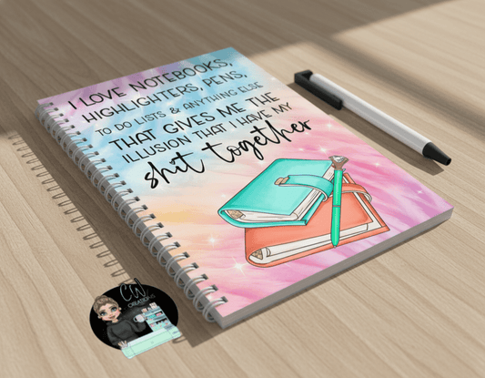 I Love Notebooks Notebook - CWcreations