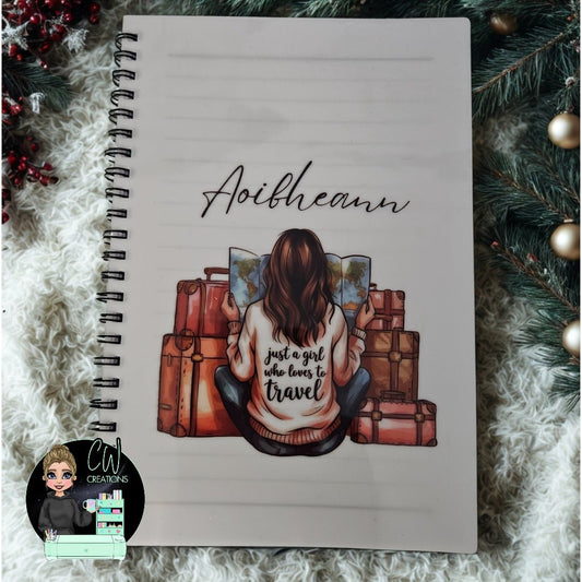 Just A Girl Who Loves To Travel Notebook - CWcreations