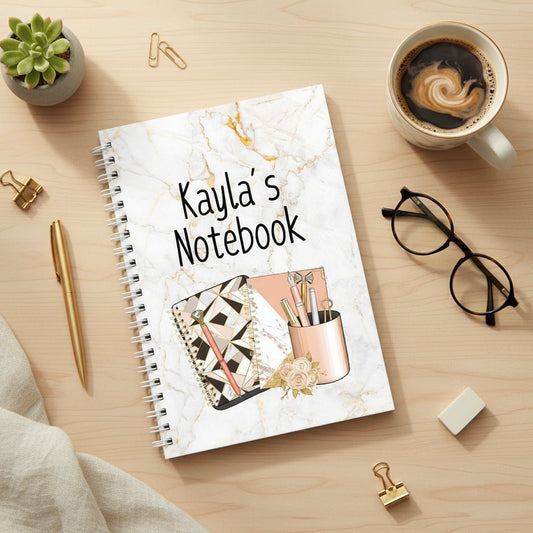 Personalised Notebook - CWcreations