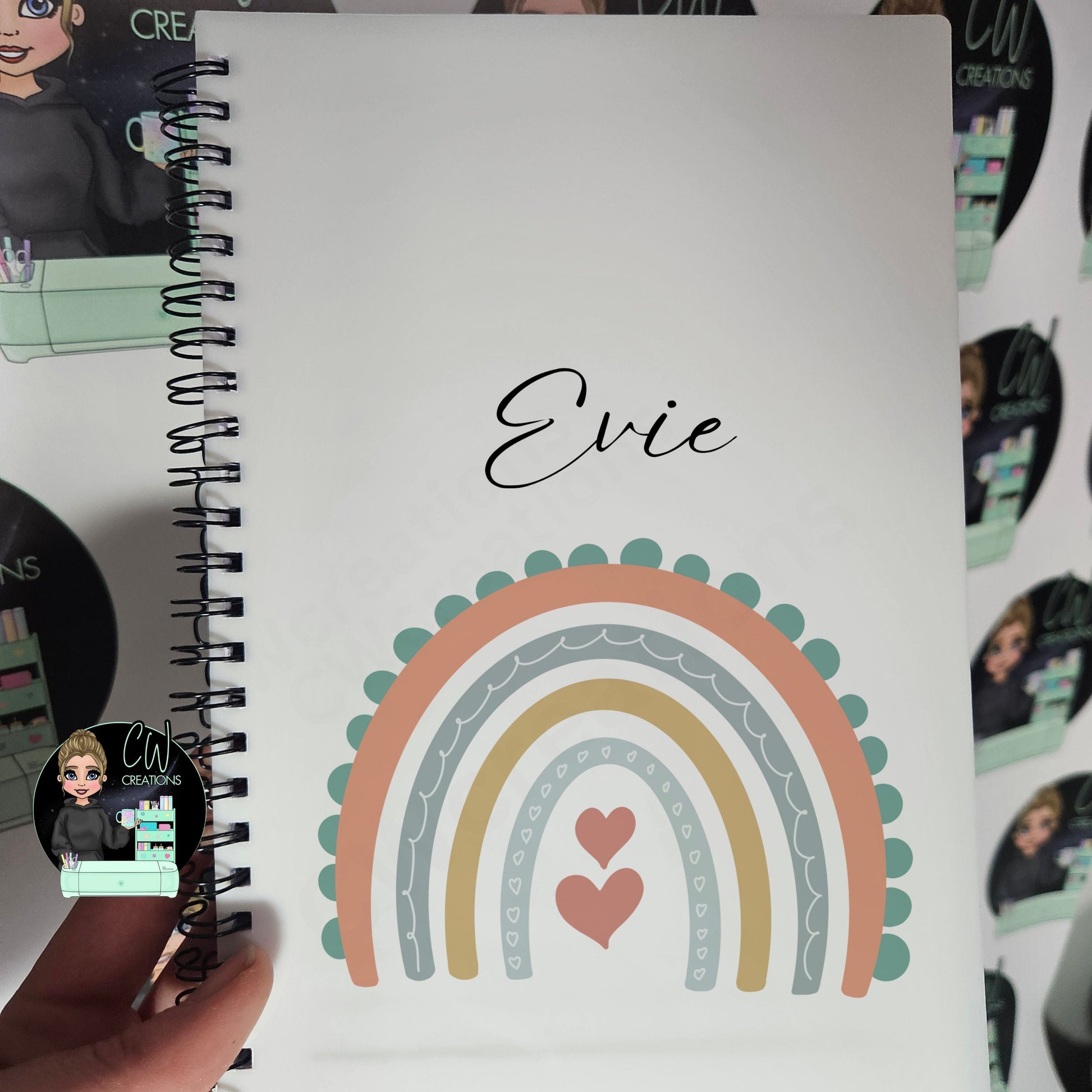 Personalised Rainbow Pencil Case - CWcreations