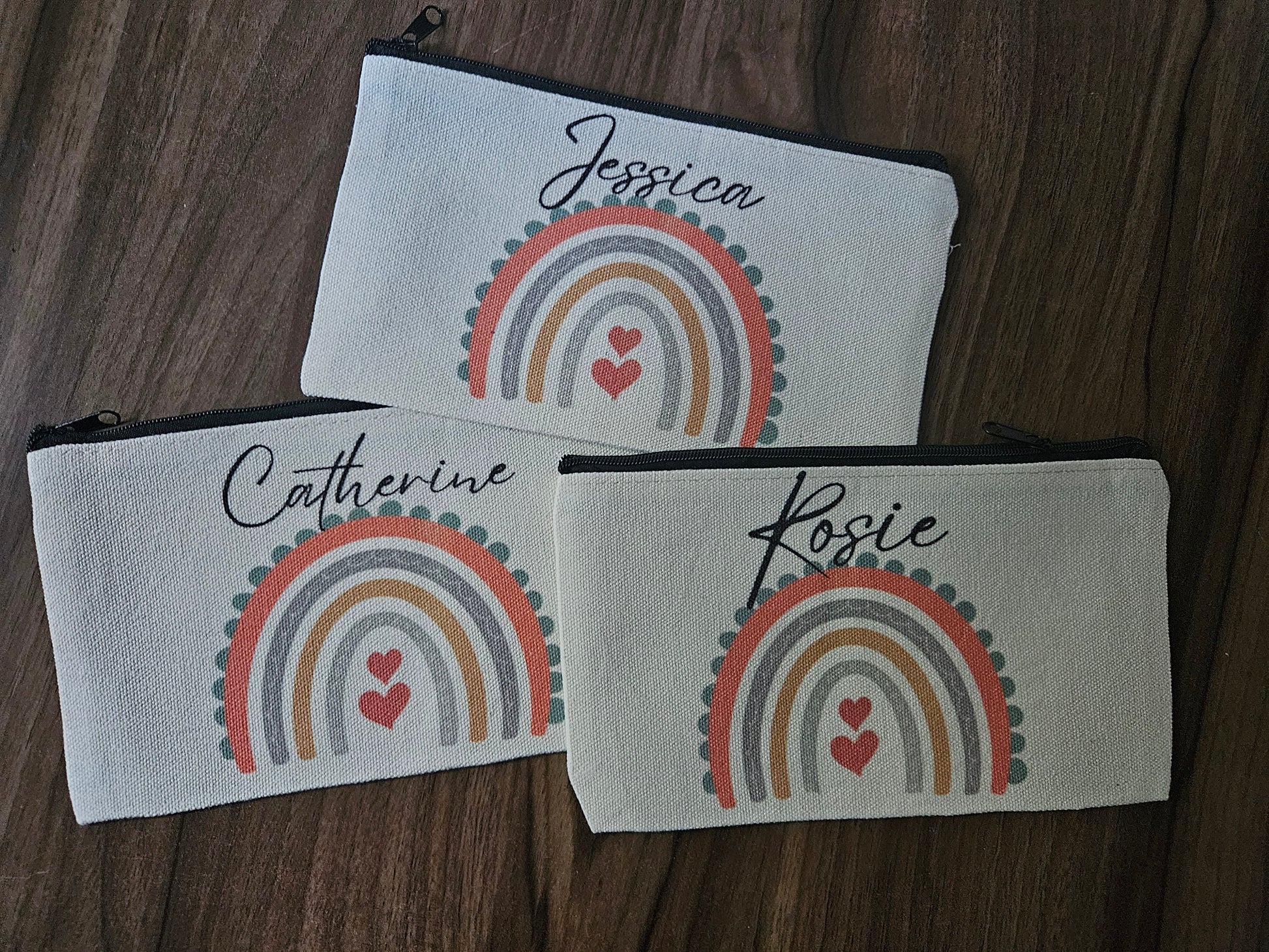 Personalised Rainbow Pencil Case - CWcreations