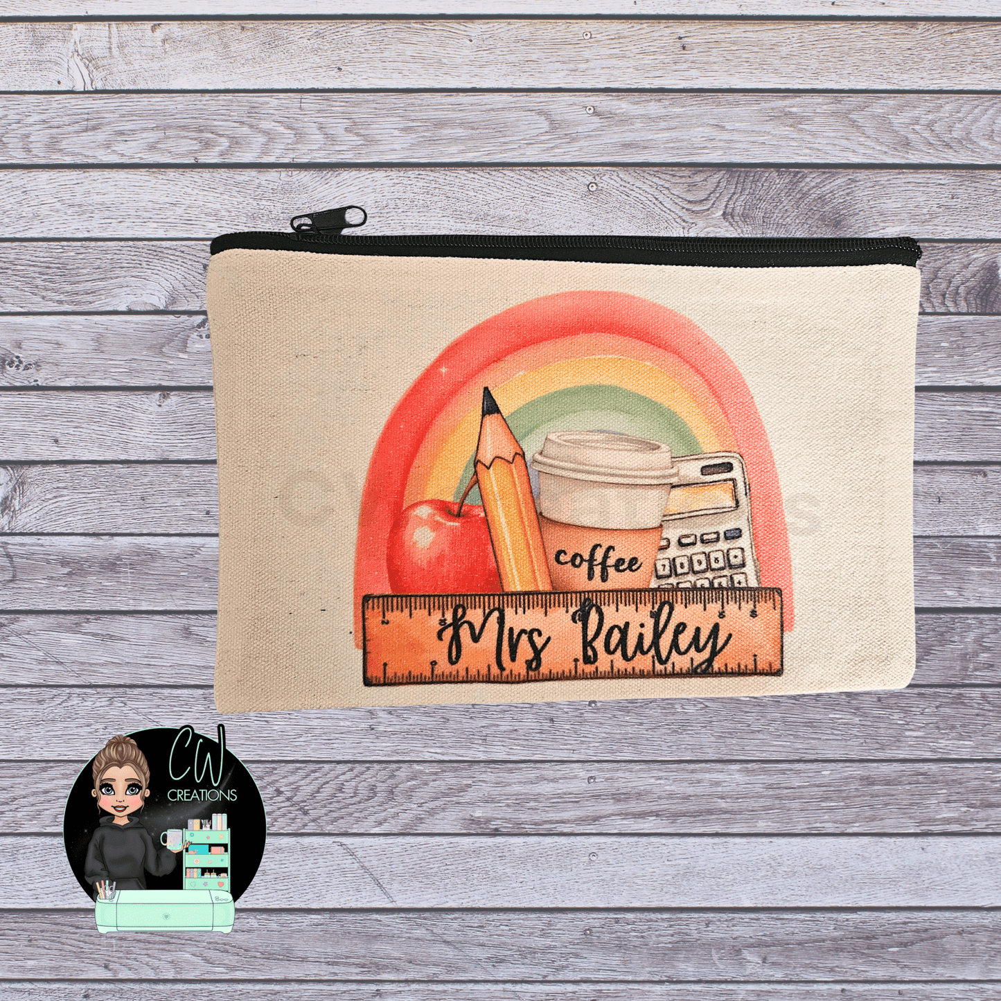 Personalised Teacher Pencil Case | End - of - Term or Thank You Gift - CWcreations