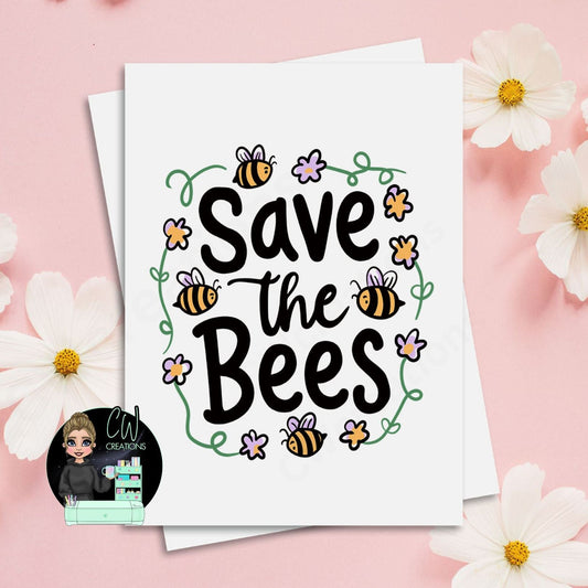 Save The Bees Print - CWcreations